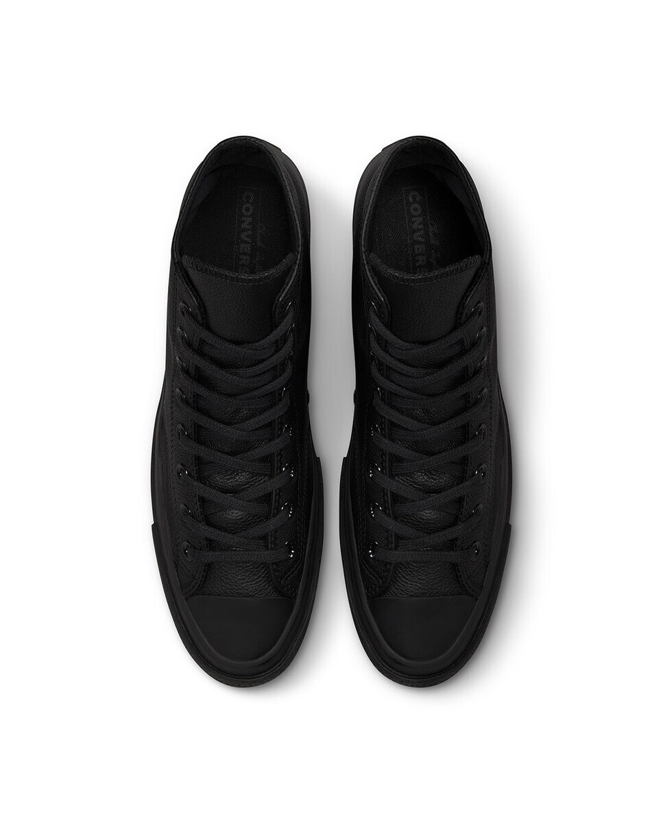 Sapatilhas Casual Altas Unissexo Chuck 70 Coleção Tonal Leather Preto-3