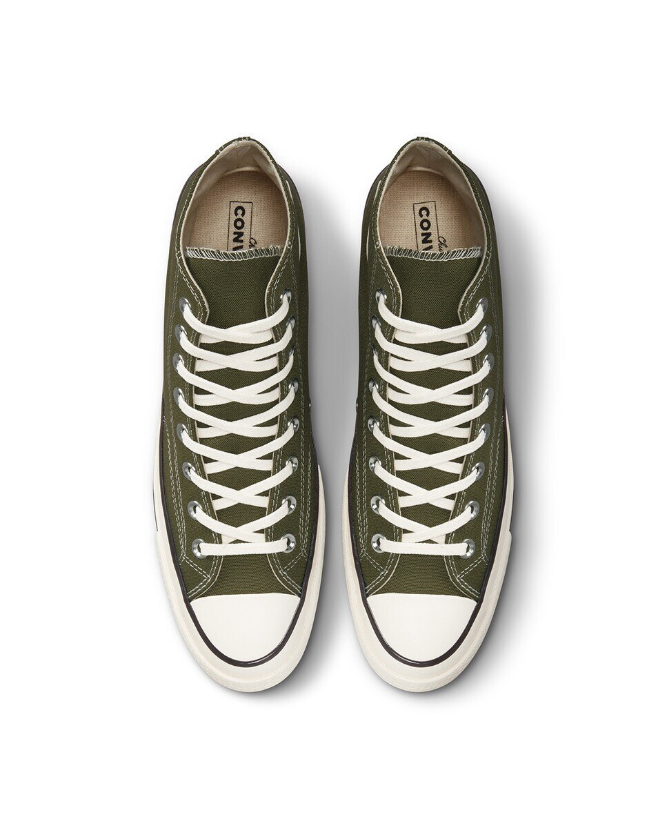 Sapatilhas Casual Altas Unissexo Coleção Chuck 70 Tonal Polyester Verde-3