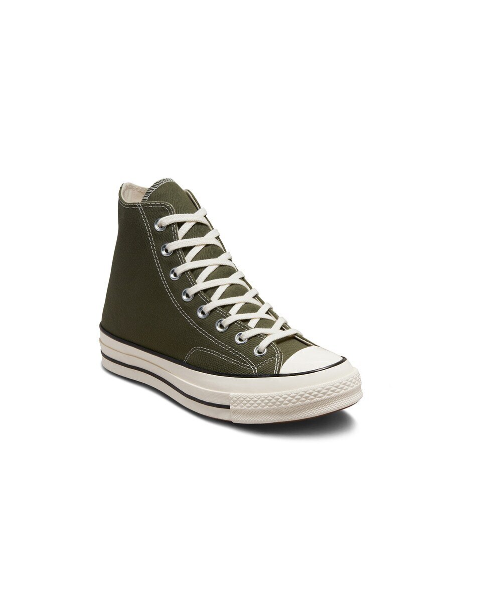Sapatilhas Casual Altas Unissexo Coleção Chuck 70 Tonal Polyester Verde-7