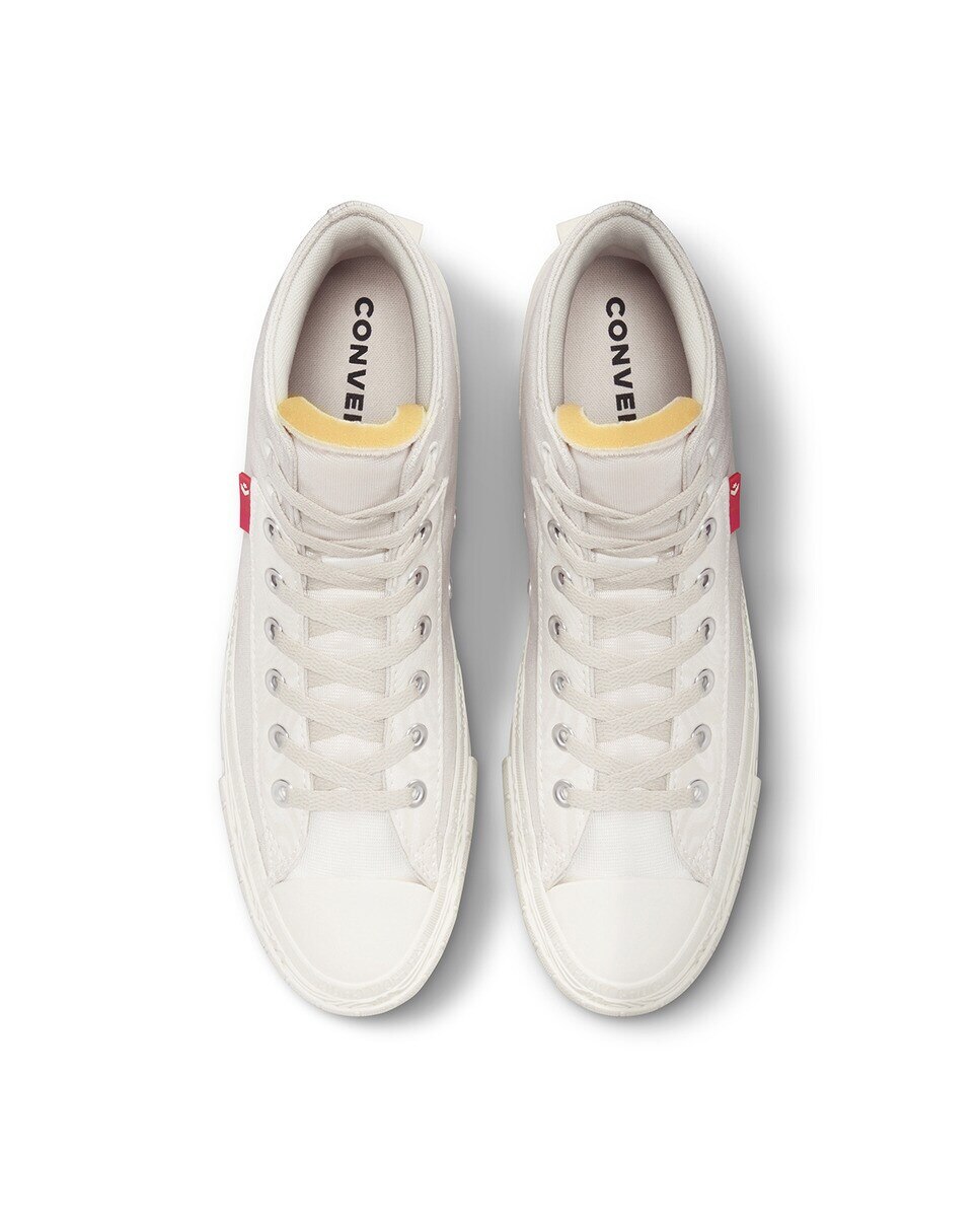Sapatilhas Casual Altas Unissexo Chuck Taylor All Star Coleção Tear Away Branco-4