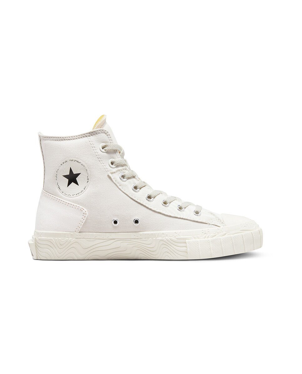 Sapatilhas Casual Altas Unissexo Chuck Taylor All Star Coleção Tear Away Branco-5