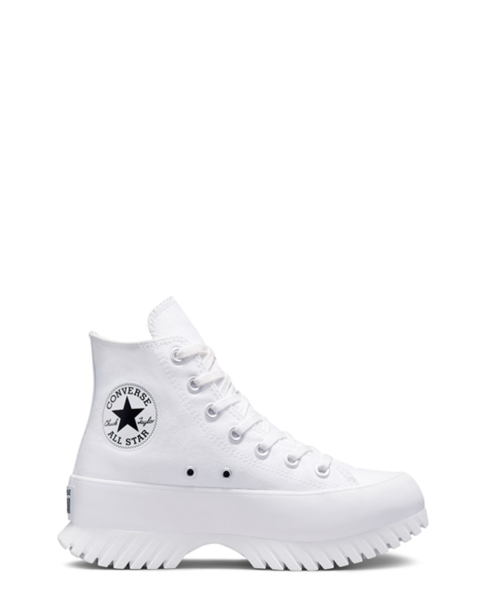 Sapatilhas Casual Altas Unissexo Chuck Taylor Coleção Lugged 2.0 Converse Branco-1
