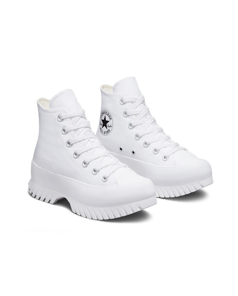 Sapatilhas Casual Altas Unissexo Chuck Taylor Coleção Lugged 2.0 Converse Branco-3