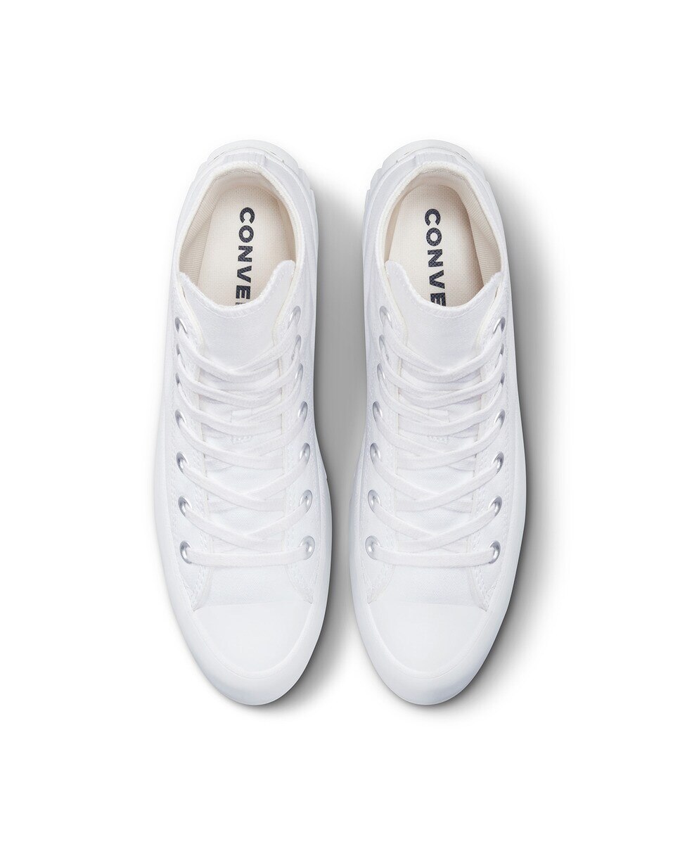Sapatilhas Casual Altas Unissexo Chuck Taylor Coleção Lugged 2.0 Converse Branco-4