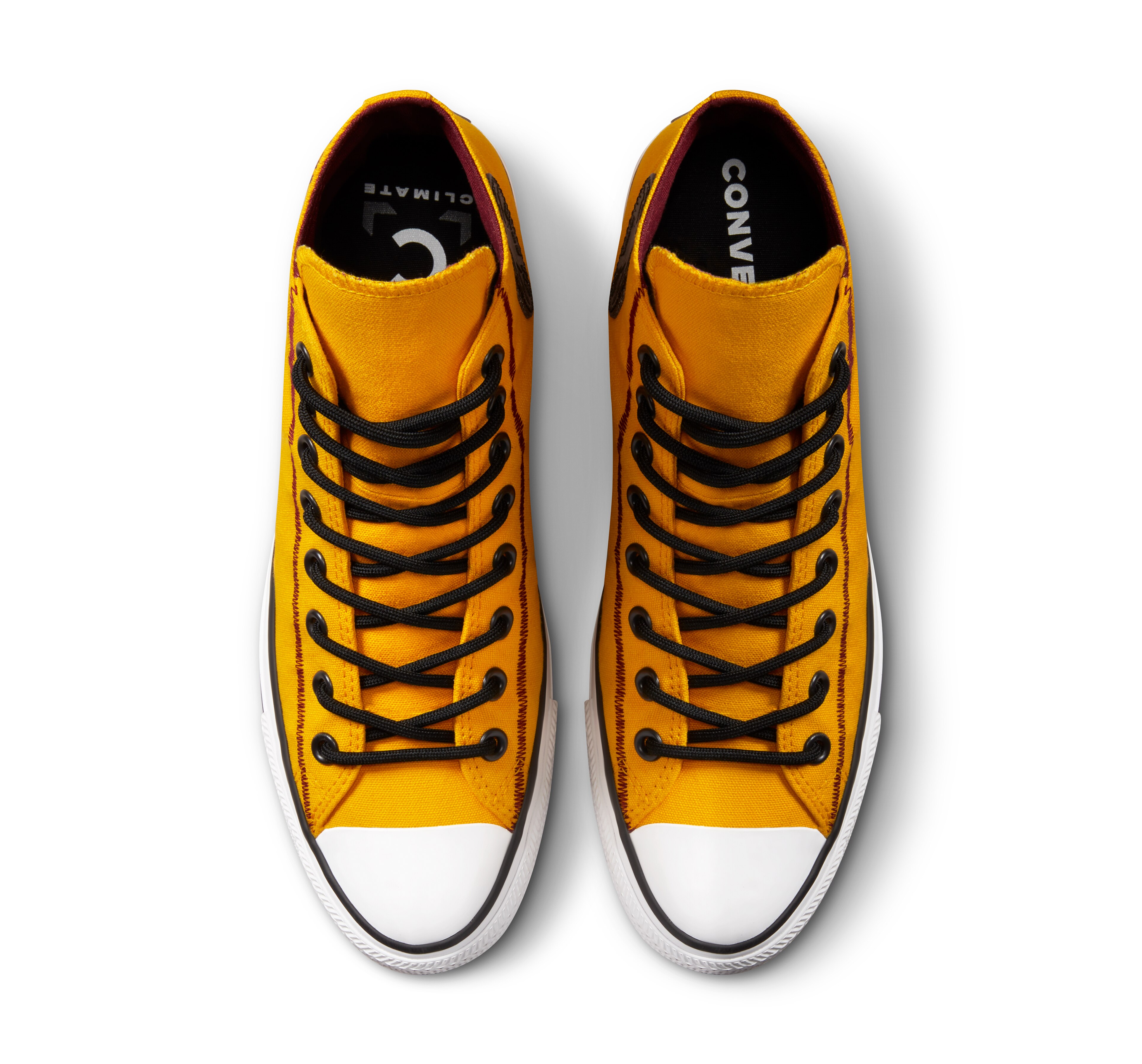 Sapatilhas Casual Altas Unissexo Chuck Taylor All Star Coleção Gore-Tex Amarelo-3