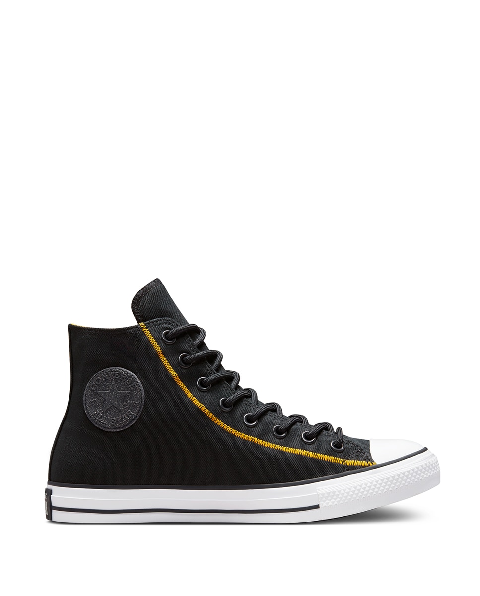 Sapatilhas Casual Altas Unissexo Chuck Taylor All Star Coleção Gore-Tex Preto / Amarelo-1