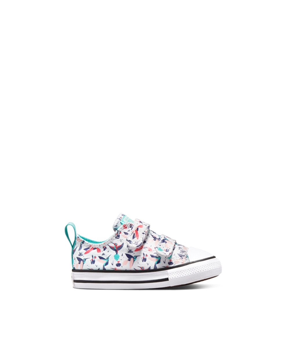 Sapatilhas Casual Baixas de Bebé Chuck Taylor All Star Coleção 2V Happy Hummingbirds Estampado-1