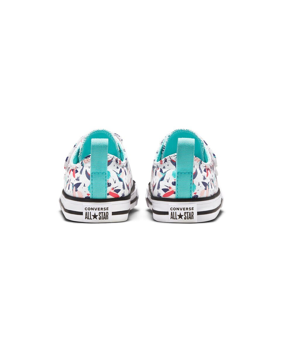 Sapatilhas Casual Baixas de Bebé Chuck Taylor All Star Coleção 2V Happy Hummingbirds Estampado-5