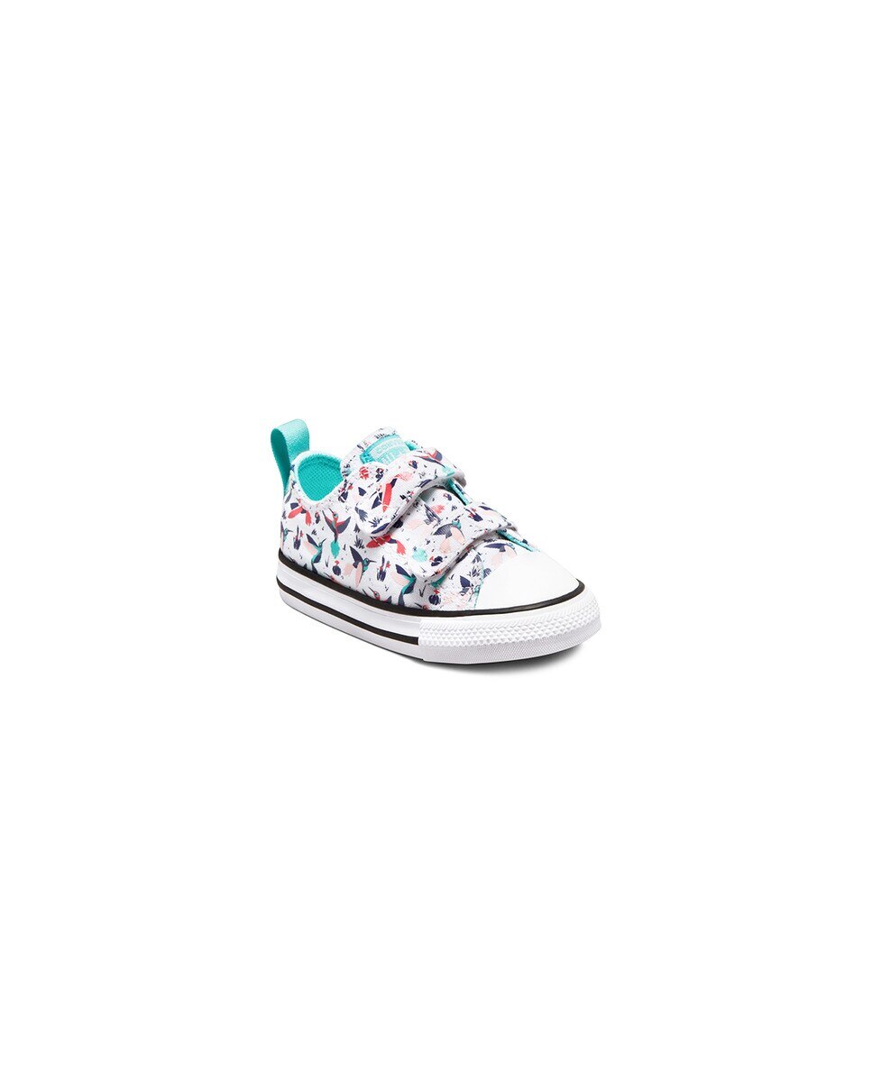 Sapatilhas Casual Baixas de Bebé Chuck Taylor All Star Coleção 2V Happy Hummingbirds Estampado-7