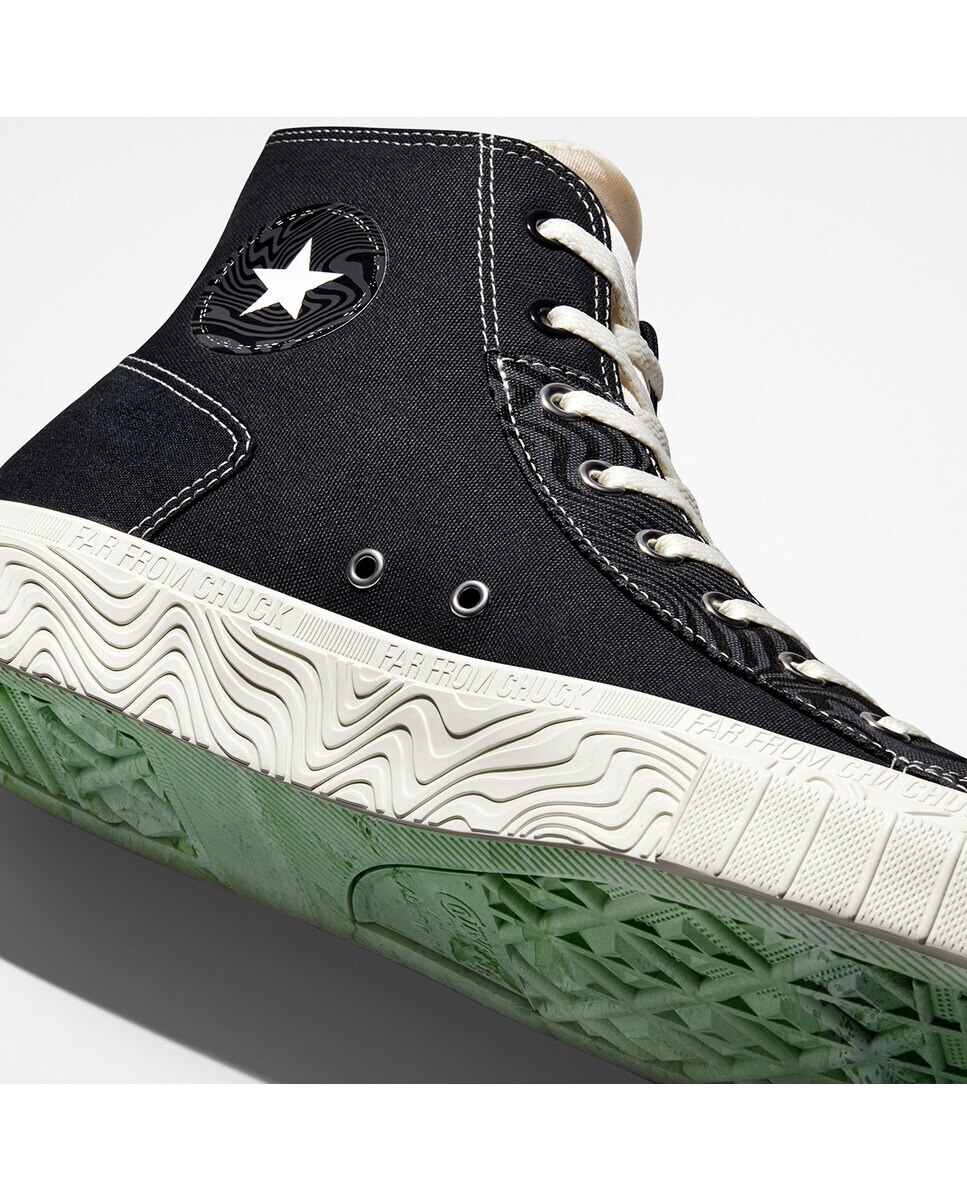 Sapatilhas Casual Altas Unissexo Coleção Chuck Taylor All Star Tear Away Cinzento-escuro-8