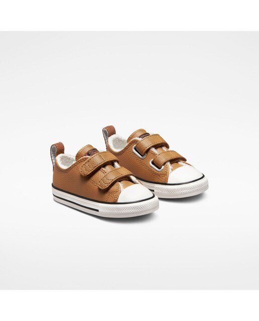 Sapatilhas Casual Baixas de Criança Chuck Taylor All Star Coleção Desert Camo em Pele Mostarda-2