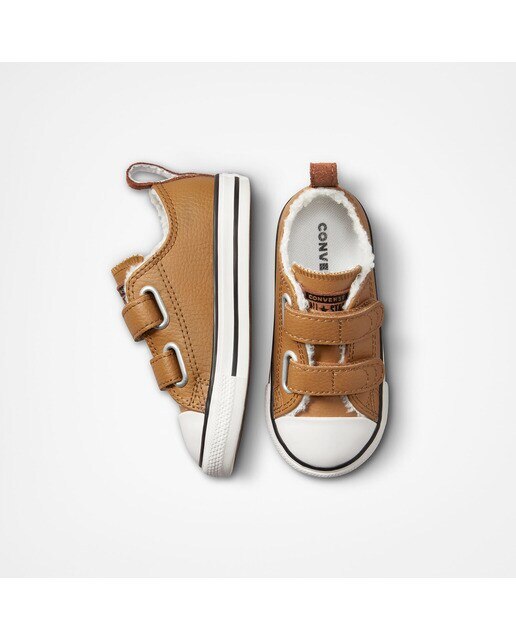 Sapatilhas Casual Baixas de Criança Chuck Taylor All Star Coleção Desert Camo em Pele Mostarda-3