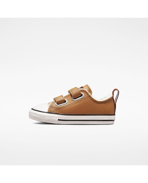 Sapatilhas Casual Baixas de Criança Chuck Taylor All Star Coleção Desert Camo em Pele Mostarda-4