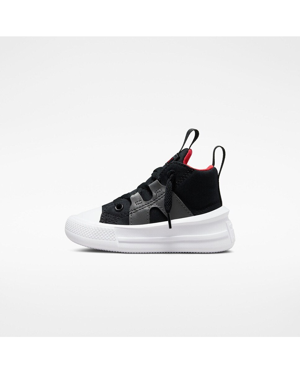 Sapatilhas Casual de Bebé Chuck Taylor All Star Coleção Ultra Mid Preto / Cinzento-3