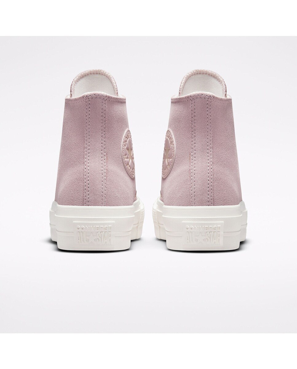 Sapatilhas Casual Altas de Mulher Chuck Taylor All Star Coleção Earthy Neutrals Rosa-5