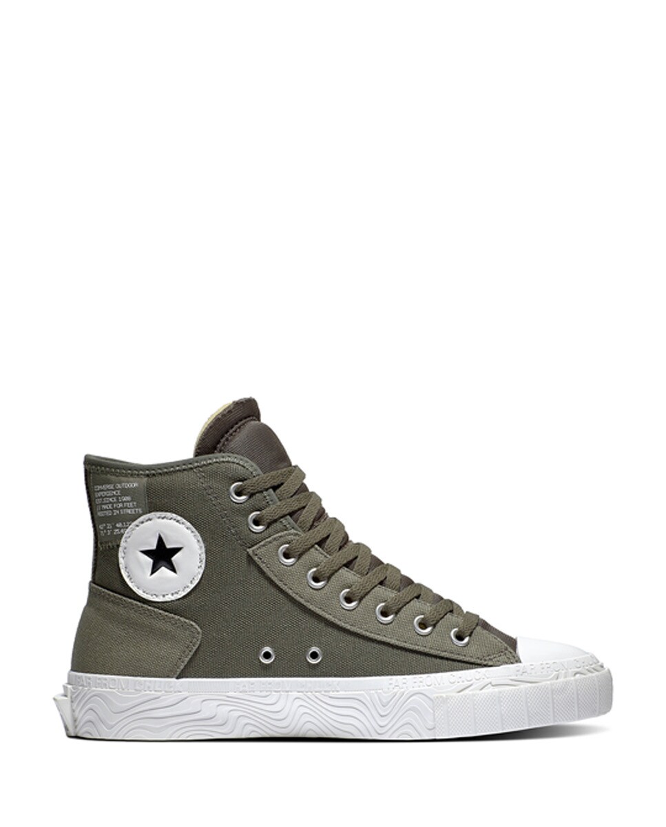Sapatilhas Casual Altas Unissexo Chuck Taylor All Star Coleção Future Utility Verde-1