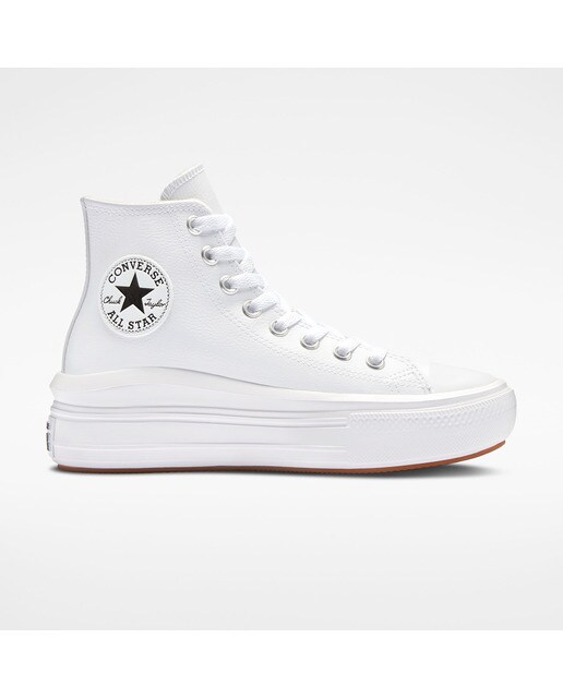 Sapatilhas Casual de Mulher Chuck Taylor All Star Coleção Move Leather Branco-1