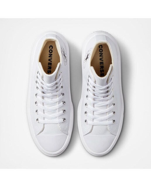 Sapatilhas Casual de Mulher Chuck Taylor All Star Coleção Move Leather Branco-3