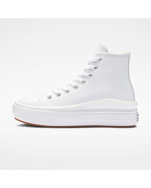 Sapatilhas Casual de Mulher Chuck Taylor All Star Coleção Move Leather Branco-4