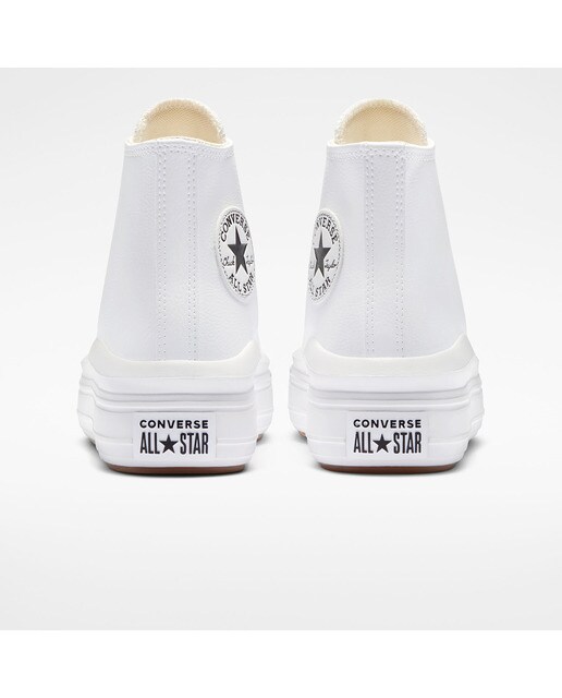 Sapatilhas Casual de Mulher Chuck Taylor All Star Coleção Move Leather Branco-5