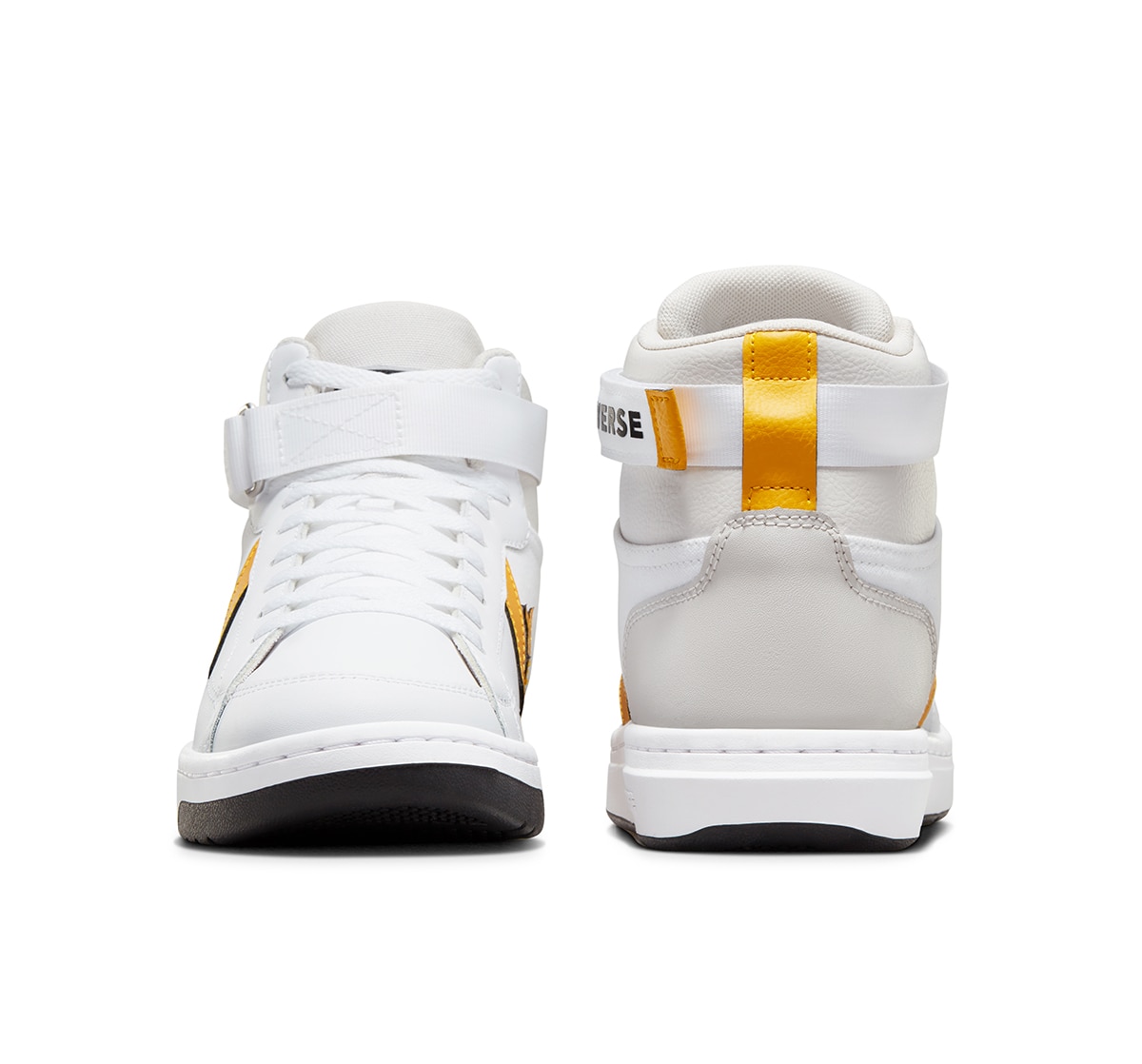 Sapatilhas Casual Unissexo Pro Blaze V2 Mid Seasonal Color Leather Branco/Amarelo-5