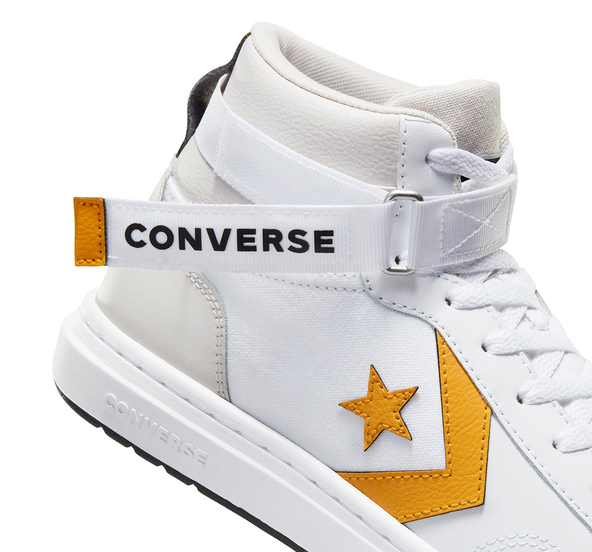 Sapatilhas Casual Unissexo Pro Blaze V2 Mid Seasonal Color Leather Branco/Amarelo-8