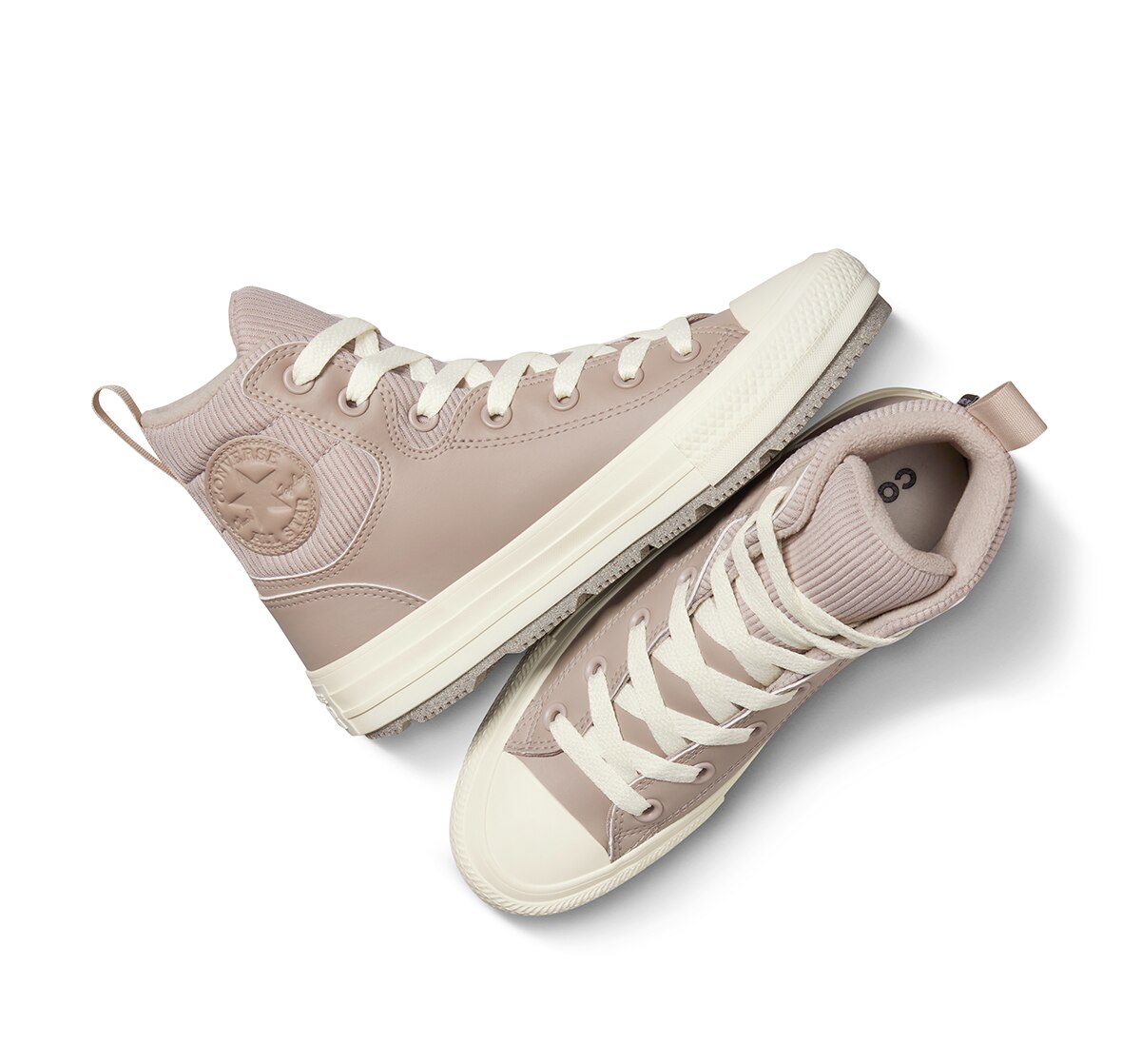 Sapatilhas Casual Altas Unissexo Chuck Taylor All Star Berkshire Hi Counter Climate Bege-3