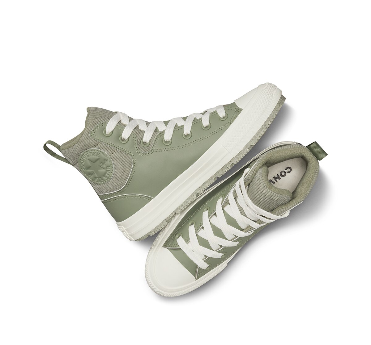 Sapatilhas Casual Altas Unissexo Chuck Taylor All Star Berkshire Hi Counter Climate Verde-3