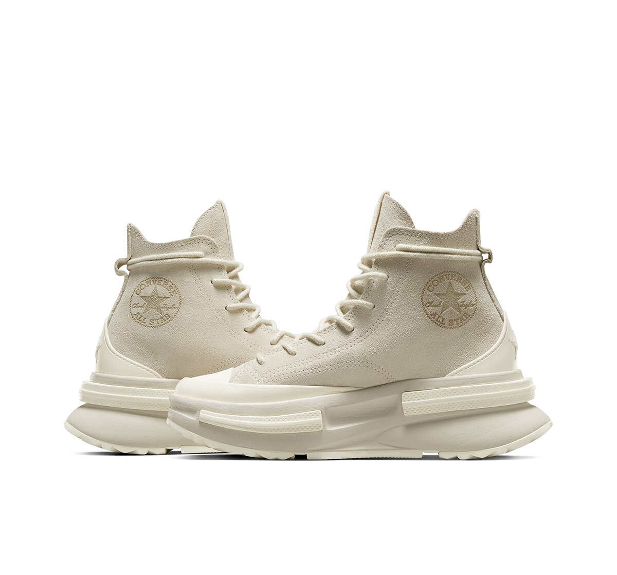 Sapatilhas Casual Altas Unissexo Run Star Legacy CX Hi Fashion Suede & Leather Osso-8