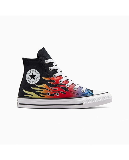 Sapatilhas Casual Altas de Criança Chuck Taylor All Star Cars Preto / Multicolor-1