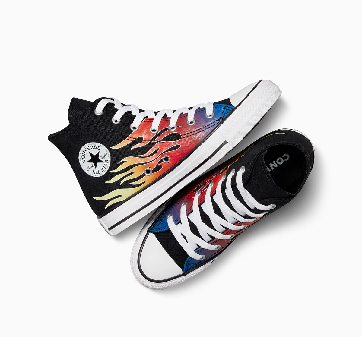 Sapatilhas Casual Altas de Criança Chuck Taylor All Star Cars Preto / Multicolor-3