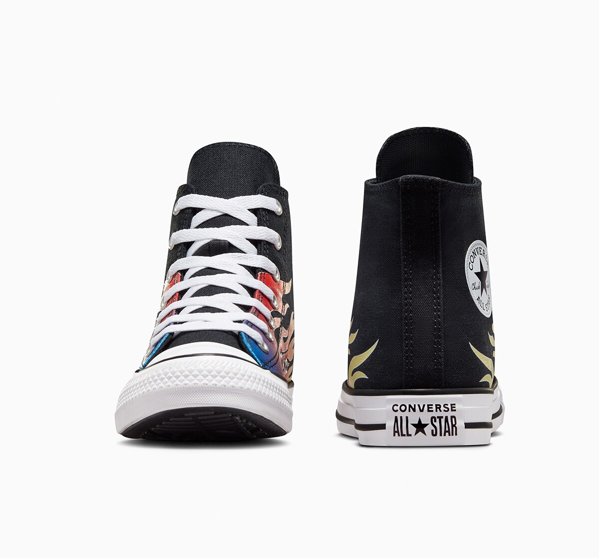 Sapatilhas Casual Altas de Criança Chuck Taylor All Star Cars Preto / Multicolor-5