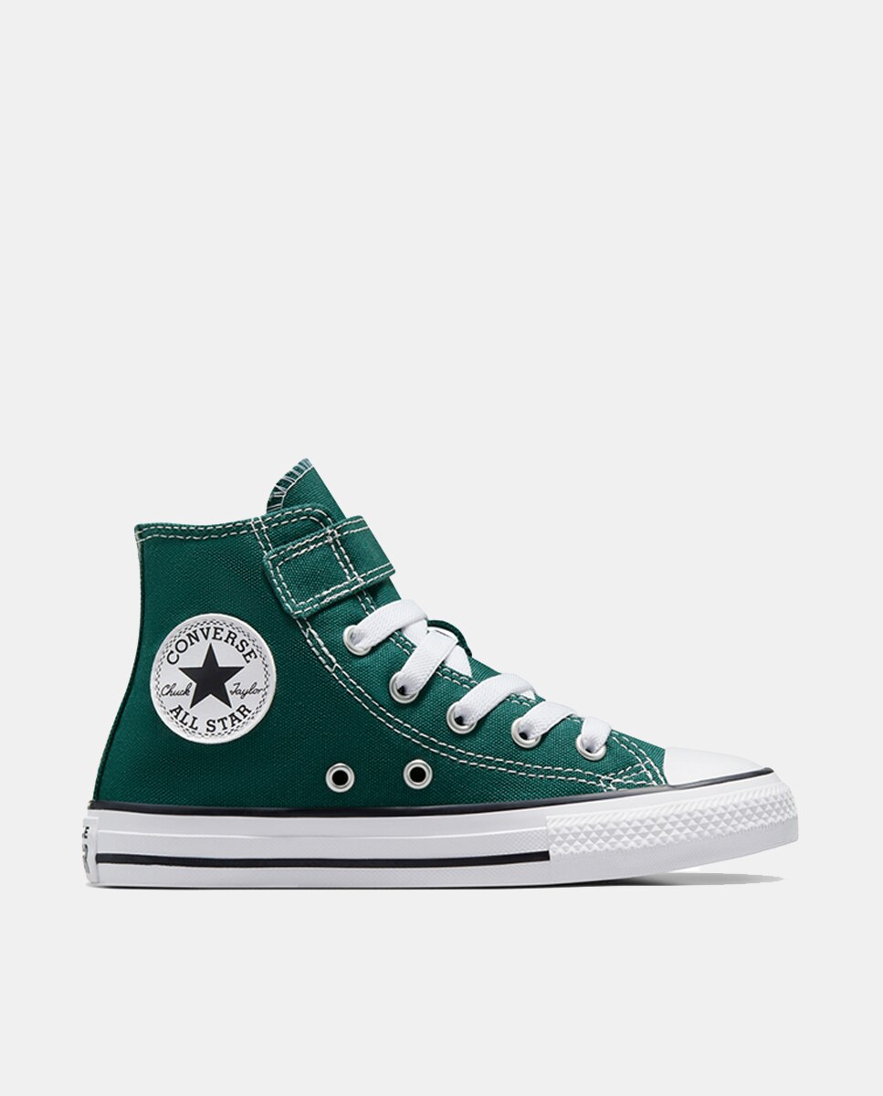 Sapatilhas Casual Altas de Criança Chuck Taylor All Star 1V HI Seasonal Color Verde-1