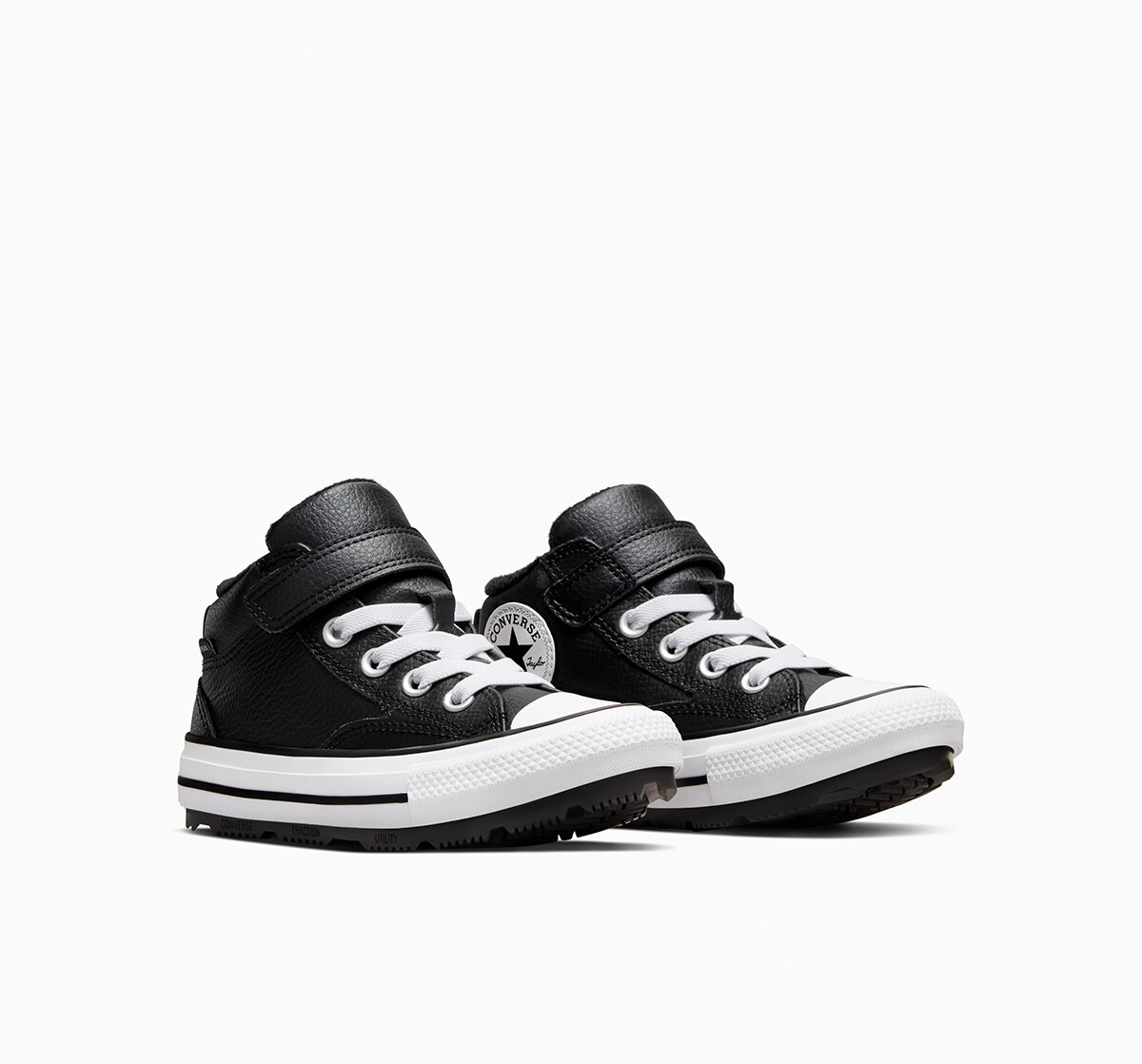 Sapatilhas Casual de Criança Chuck Taylor All Star Malden Street Boot Mid Counter Climate Preto-2
