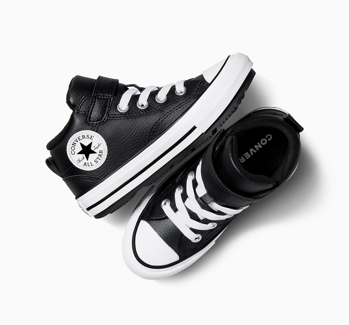 Sapatilhas Casual de Criança Chuck Taylor All Star Malden Street Boot Mid Counter Climate Preto-3