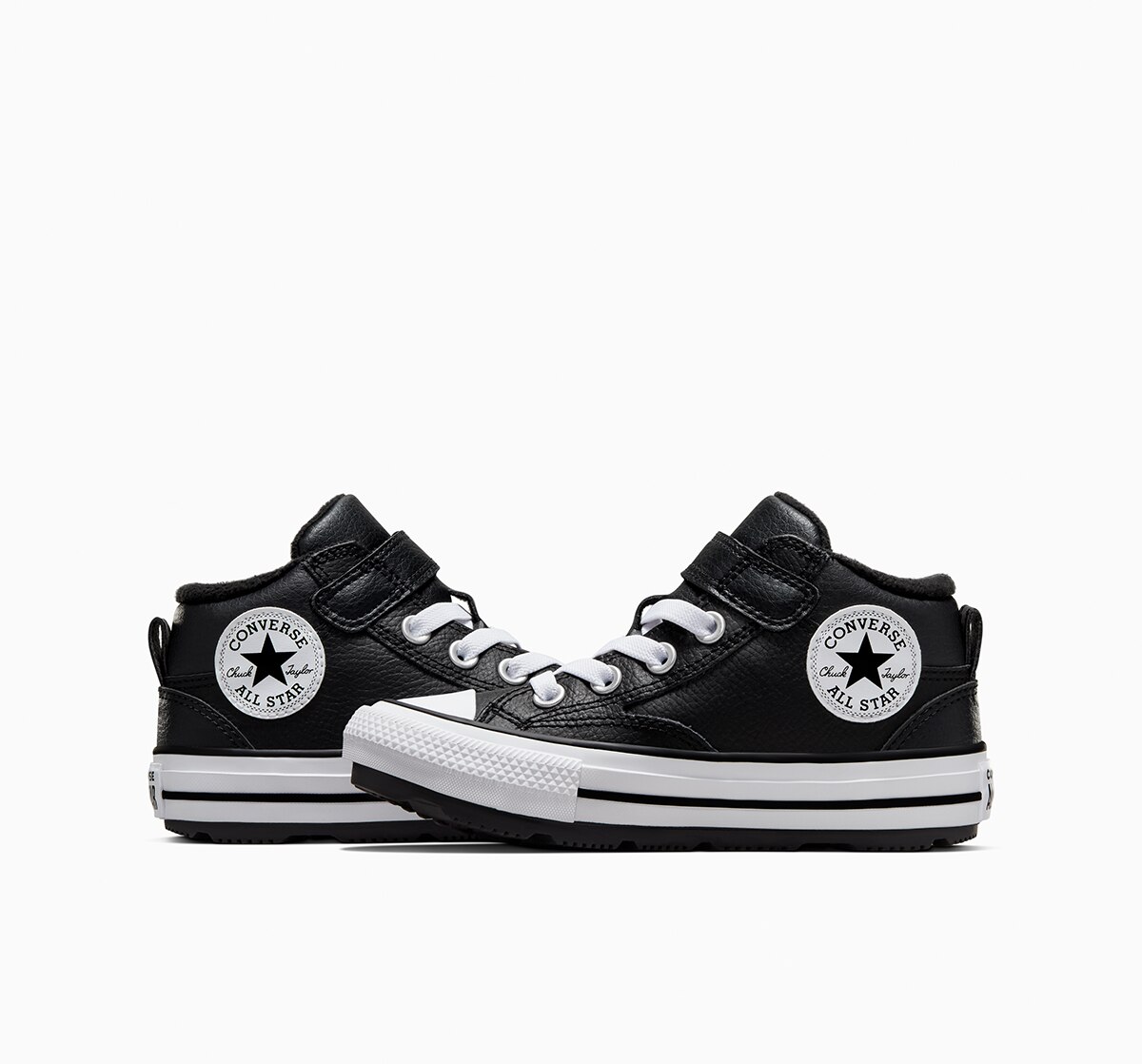 Sapatilhas Casual de Criança Chuck Taylor All Star Malden Street Boot Mid Counter Climate Preto-9
