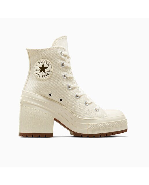 Sapatilhas Casual Altas Unissexo Chuck 70 Heel Hi Foundation Branco-1