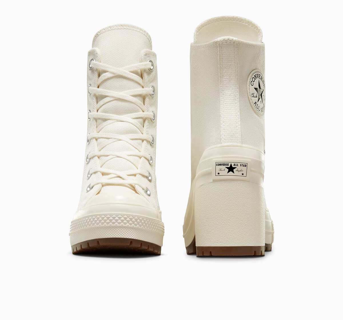 Sapatilhas Casual Altas Unissexo Chuck 70 Heel Hi Foundation Branco-5