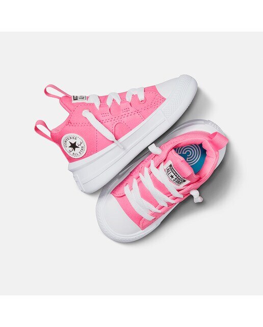 Sapatilhas Casual Altas de Bebé Chuck Taylor All Star Ultra Mid Seasonal Color Rosa-2