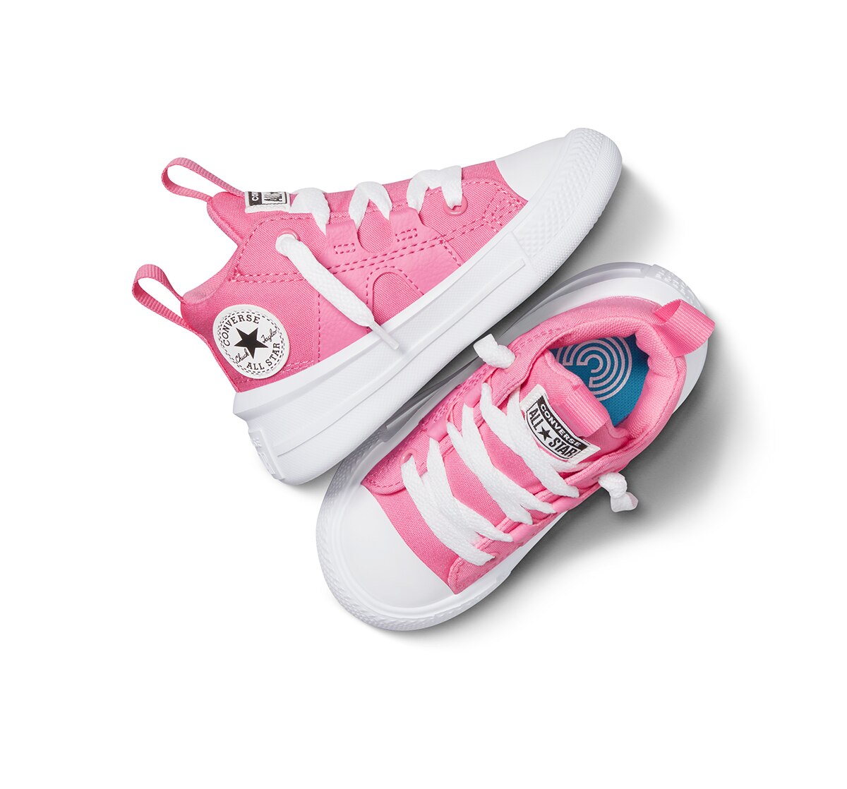 Sapatilhas Casual Altas de Bebé Chuck Taylor All Star Ultra Mid Seasonal Color Rosa-3