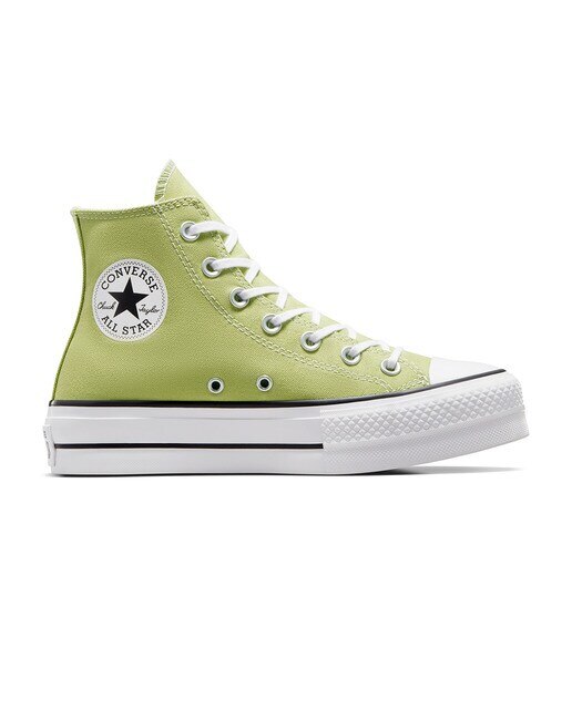 Sapatilhas Casual de Mulher Chuck Taylor All Star Lift Hi Verde-1