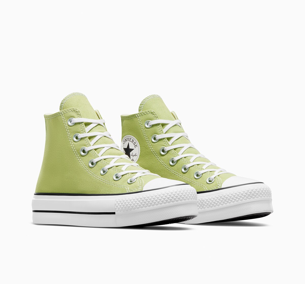 Sapatilhas Casual de Mulher Chuck Taylor All Star Lift Hi Verde-2
