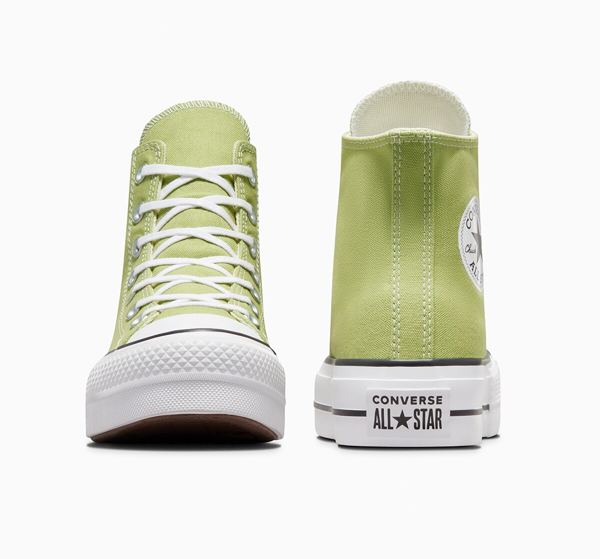 Sapatilhas Casual de Mulher Chuck Taylor All Star Lift Hi Verde-5