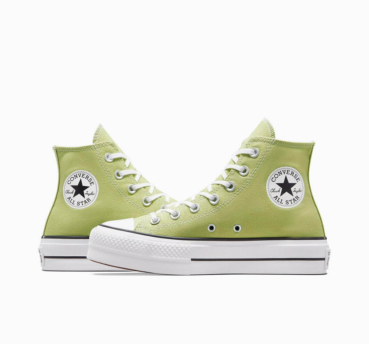 Sapatilhas Casual de Mulher Chuck Taylor All Star Lift Hi Verde-6