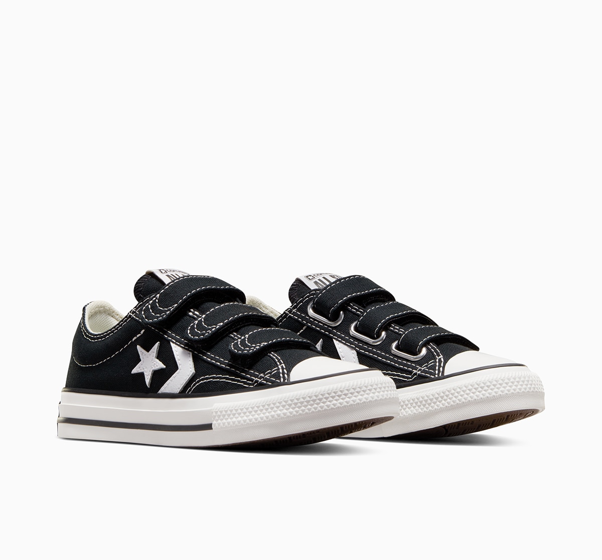 Sapatilhas Casual de Criança Star Player 76 Foundational Canvas Preto-2