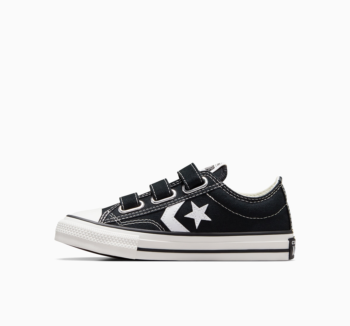 Sapatilhas Casual de Criança Star Player 76 Foundational Canvas Preto-4