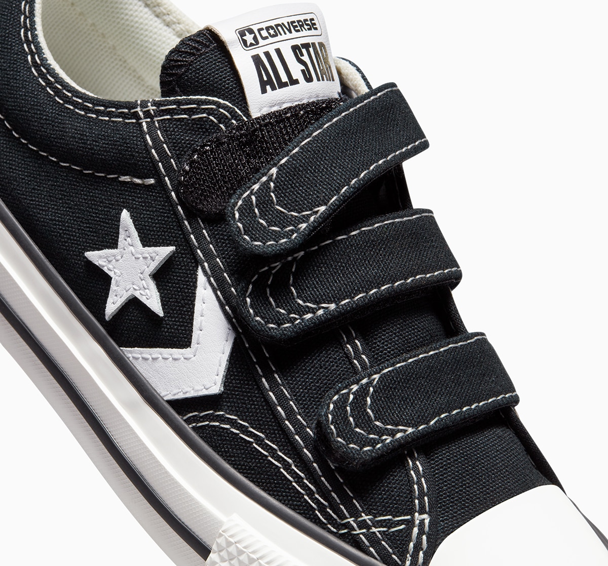 Sapatilhas Casual de Criança Star Player 76 Foundational Canvas Preto-8
