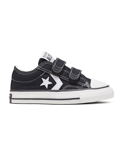 Sapatilhas Casual de Bebé Star Player 76 Foundational Canvas Preto-1