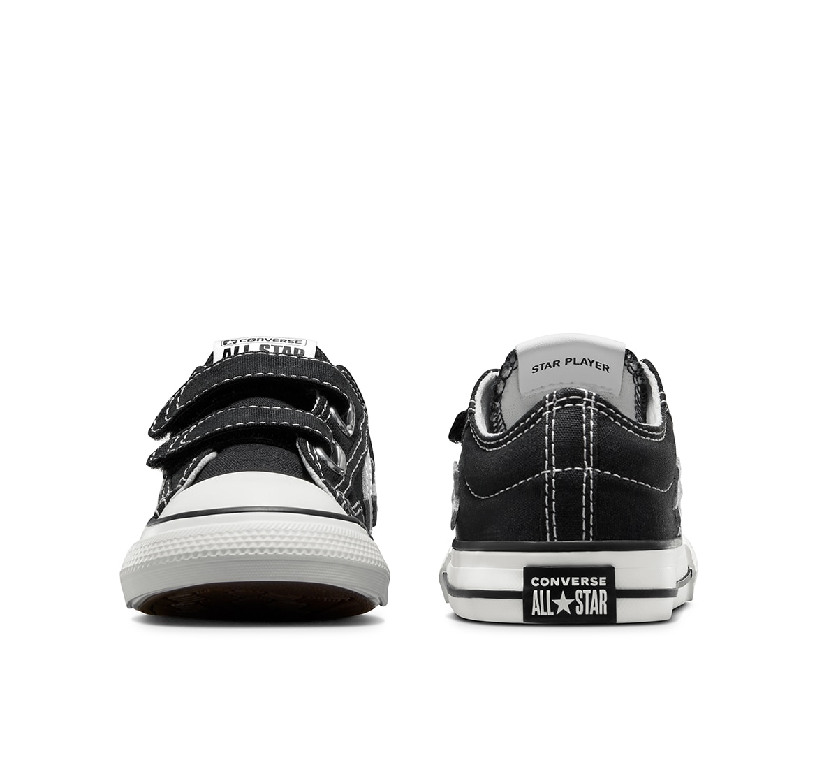 Sapatilhas Casual de Bebé Star Player 76 Foundational Canvas Preto-5