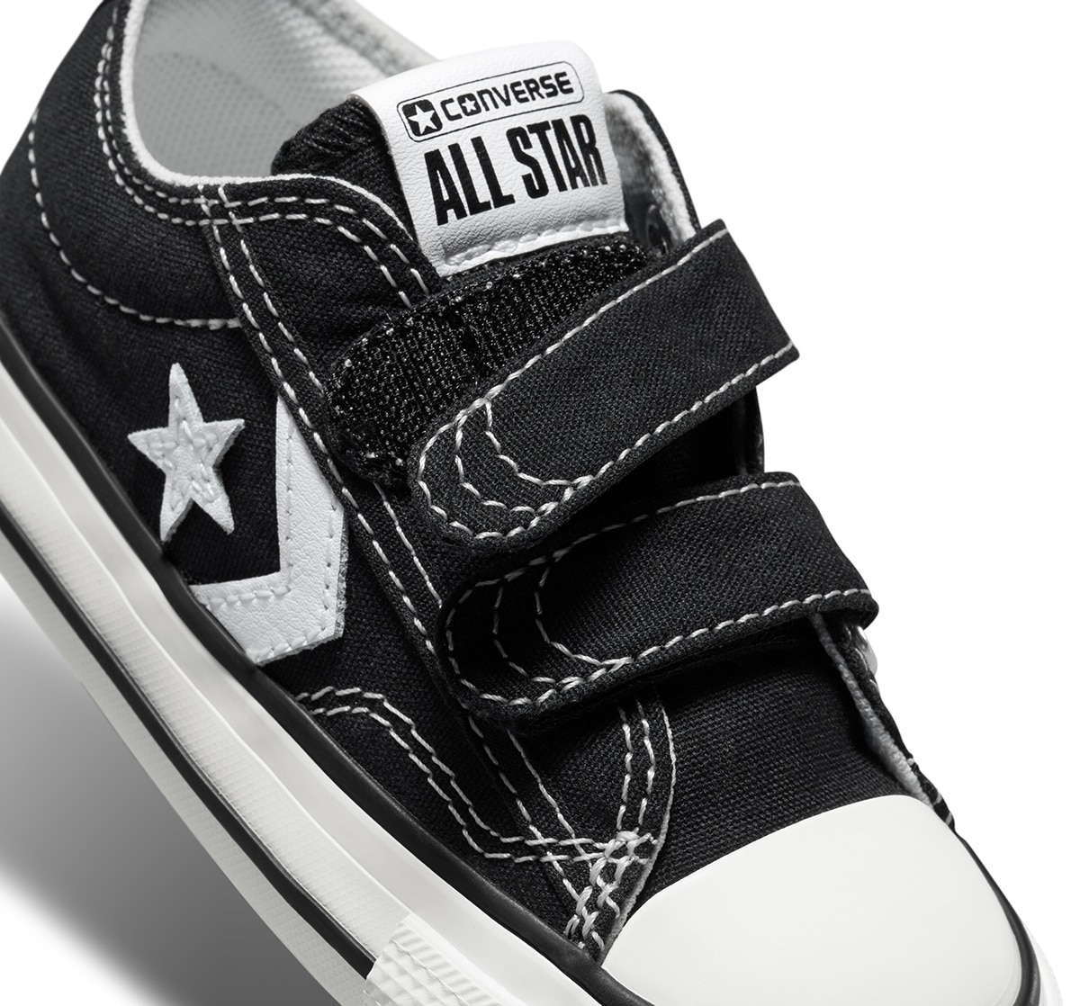 Sapatilhas Casual de Bebé Star Player 76 Foundational Canvas Preto-8